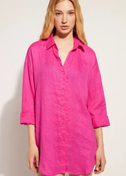 Women Calzedonia Linen Shirt
