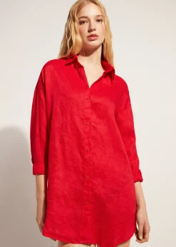 Women Calzedonia Linen Shirt
