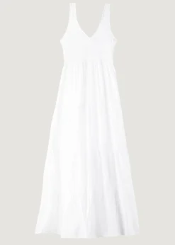 Women Calzedonia Long Dress With Flounced Skirt