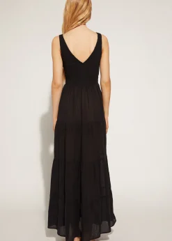 Women Calzedonia Long Dress With Flounced Skirt