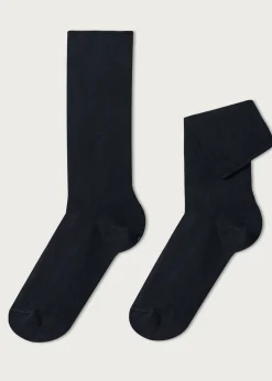 Men Calzedonia Men's Bandless Cotton Short Socks