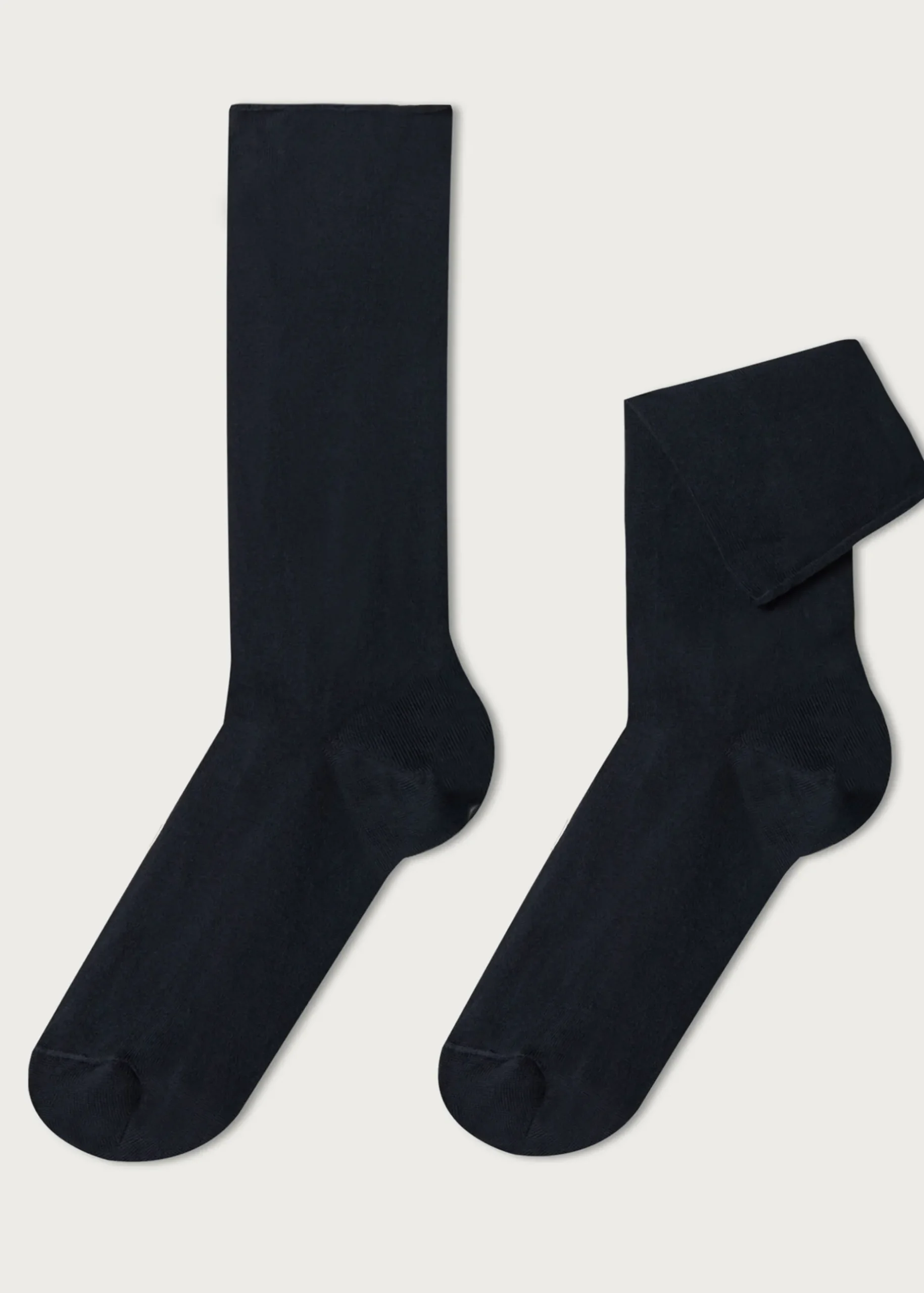 Men Calzedonia Men's Bandless Cotton Short Socks