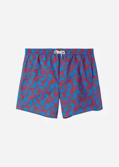 Men Calzedonia Men's Boxer Swim Shorts Formentera