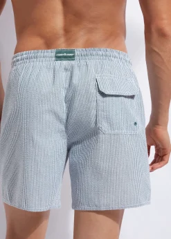 Men Calzedonia Men's Boxer Swim Shorts Formentera