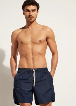 Men Calzedonia Men's Boxer Swim Shorts Formentera Eco