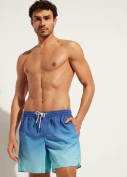 Men Calzedonia Men's Boxer Swim Shorts Formentera