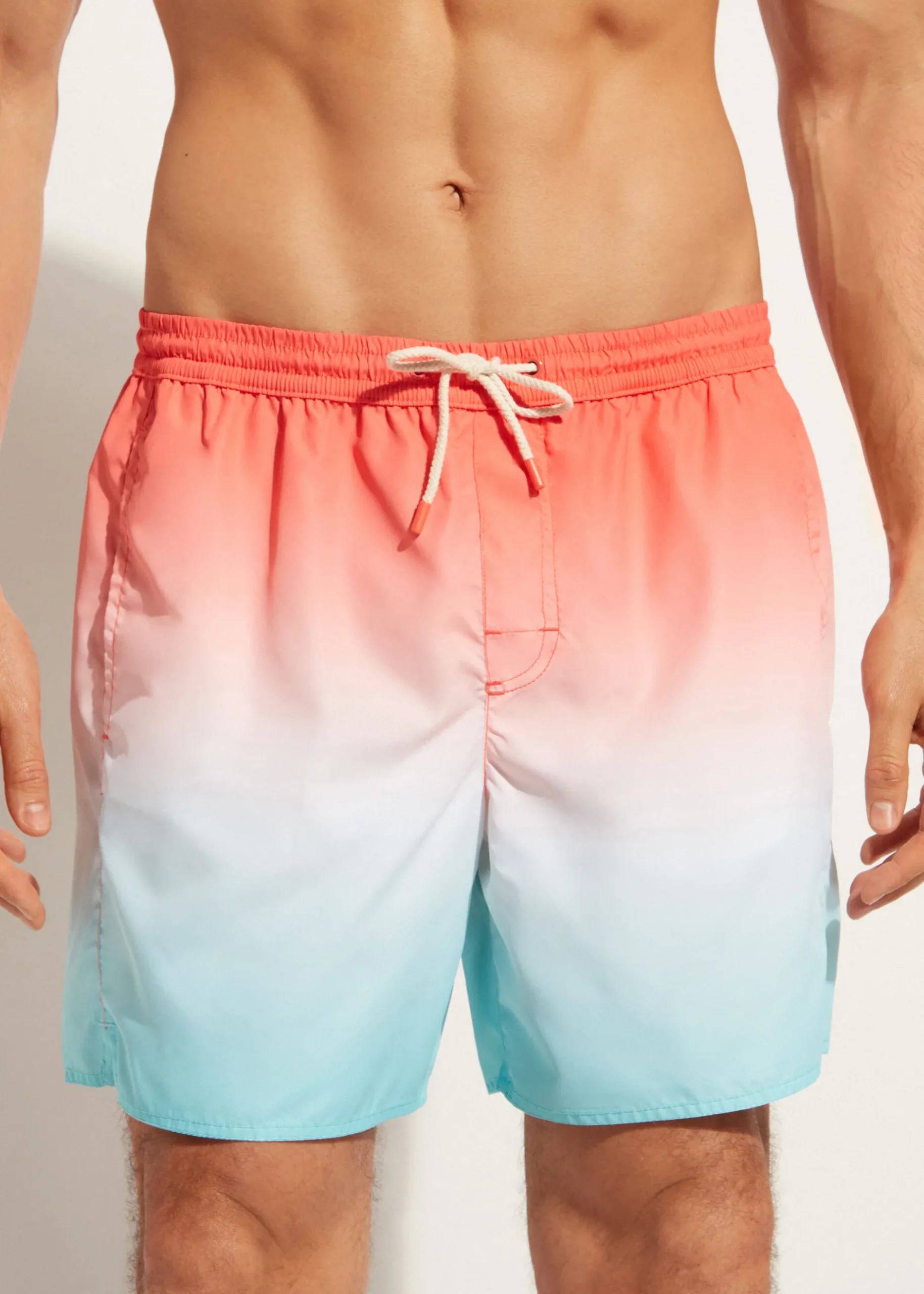 Men Calzedonia Men's Boxer Swim Shorts Formentera