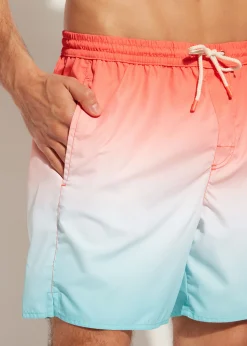 Men Calzedonia Men's Boxer Swim Shorts Formentera