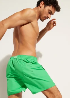 Men Calzedonia Men's Boxer Swim Shorts Formentera Eco