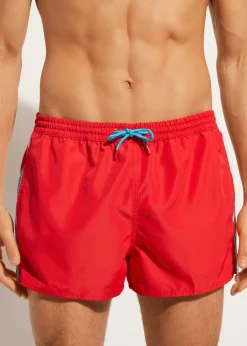 Men Calzedonia Men's Boxer Swim Shorts Ibiza Eco