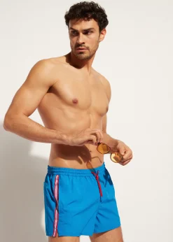 Men Calzedonia Men's Boxer Swim Shorts Ibiza Eco
