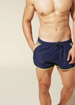 Men Calzedonia Men's Boxer Swim Shorts Venice Beach