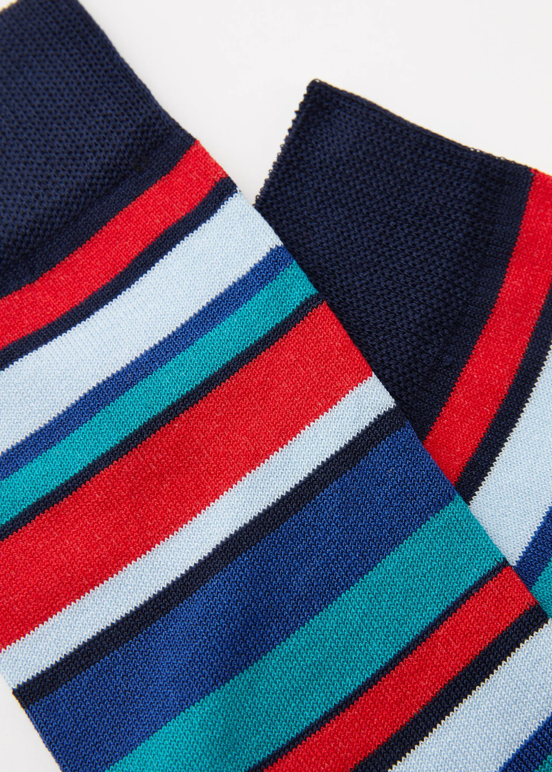 Men Calzedonia Men's Colourful Striped Crew Socks