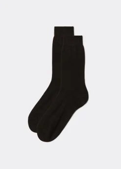 Men Calzedonia Men's Crew Socks With Cashmere