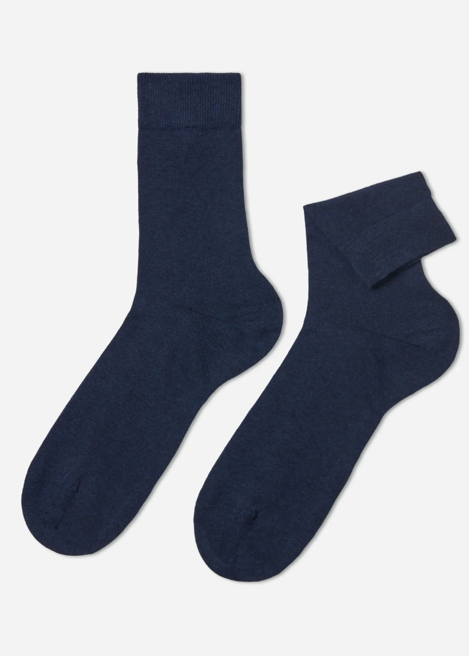 Men Calzedonia Men's Crew Warm Cotton Socks
