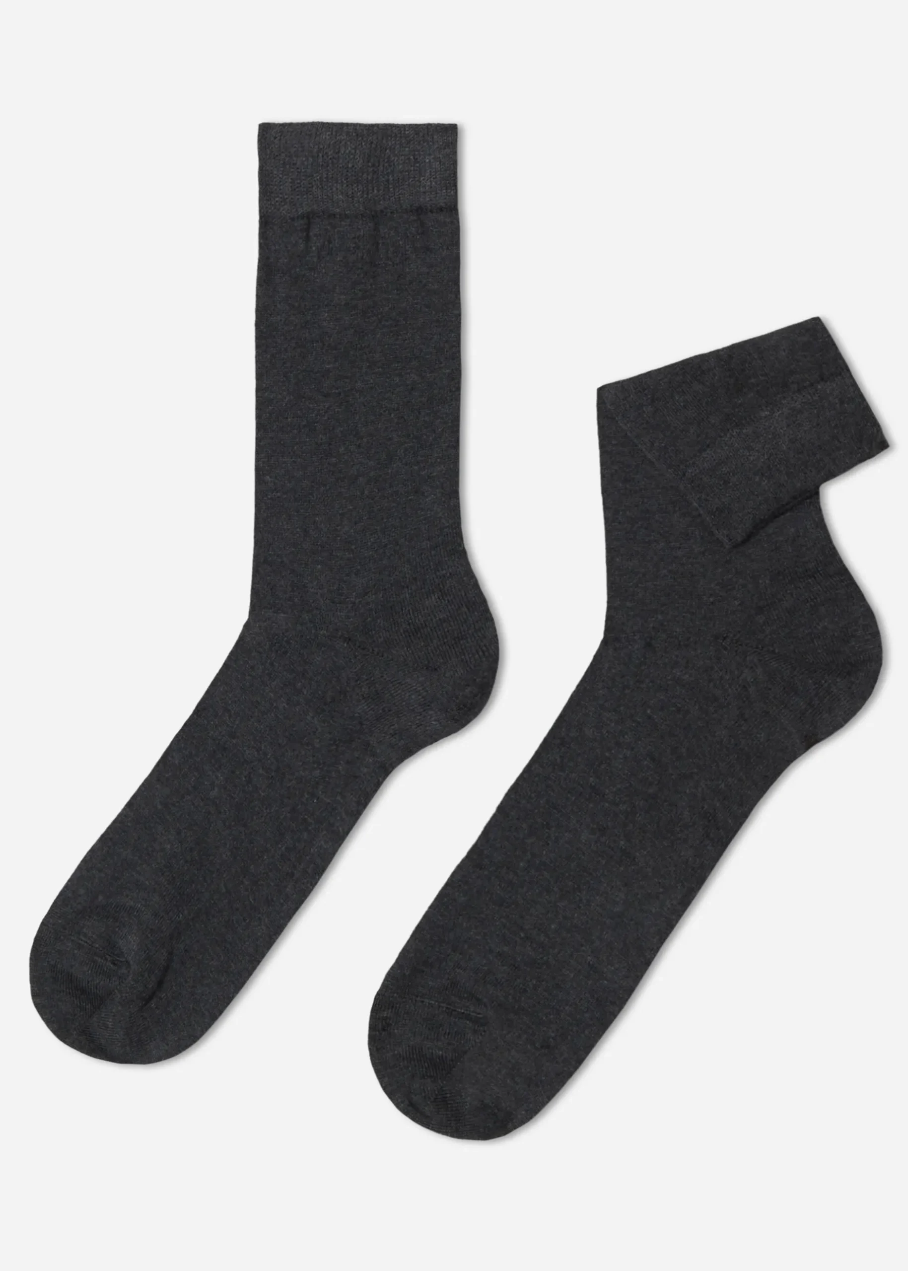 Men Calzedonia Men's Crew Warm Cotton Socks