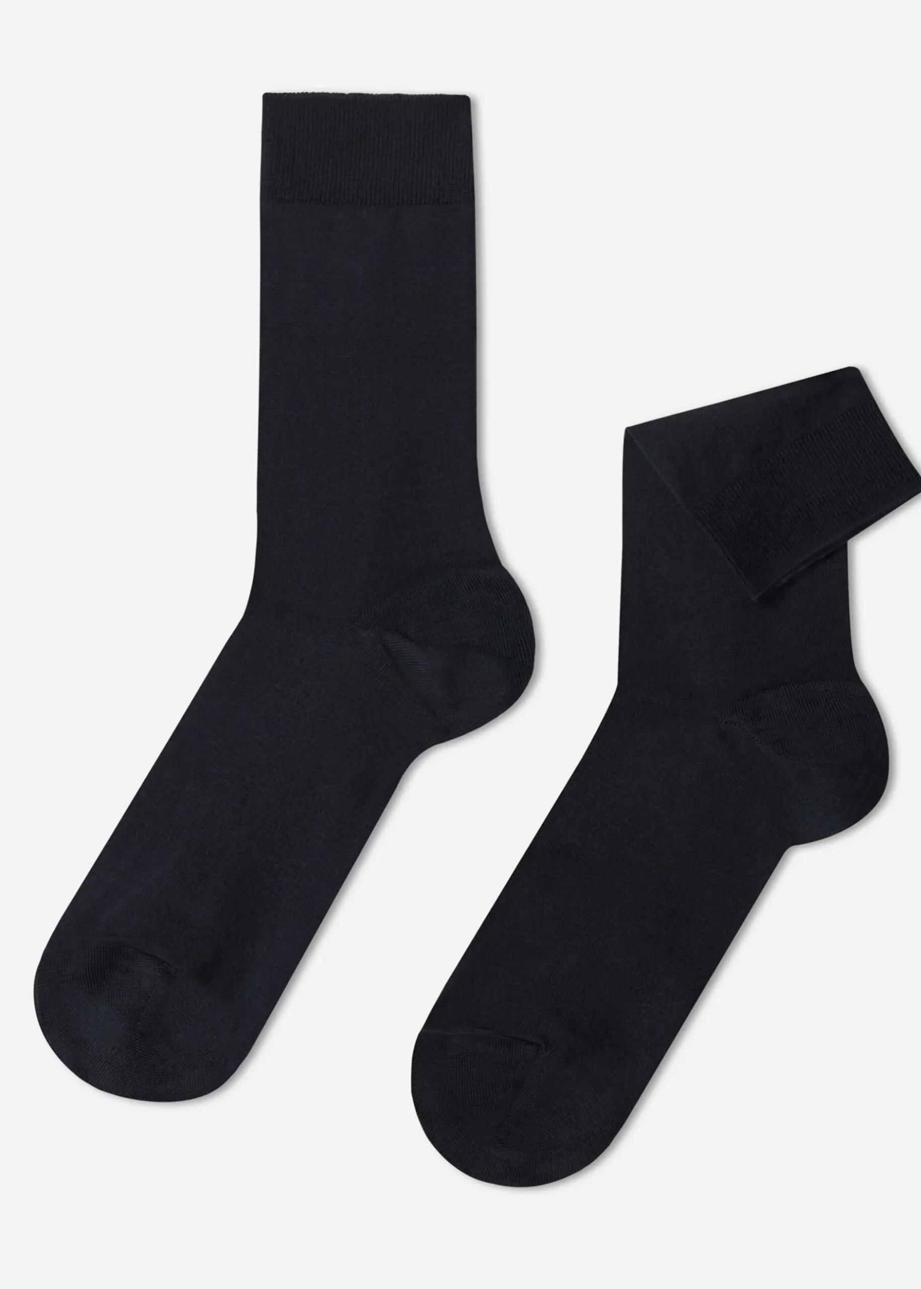 Men Calzedonia Men's Crewstretch Cotton Socks