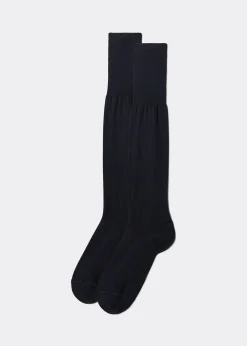 Men Calzedonia Men's Long Lisle Thread Socks