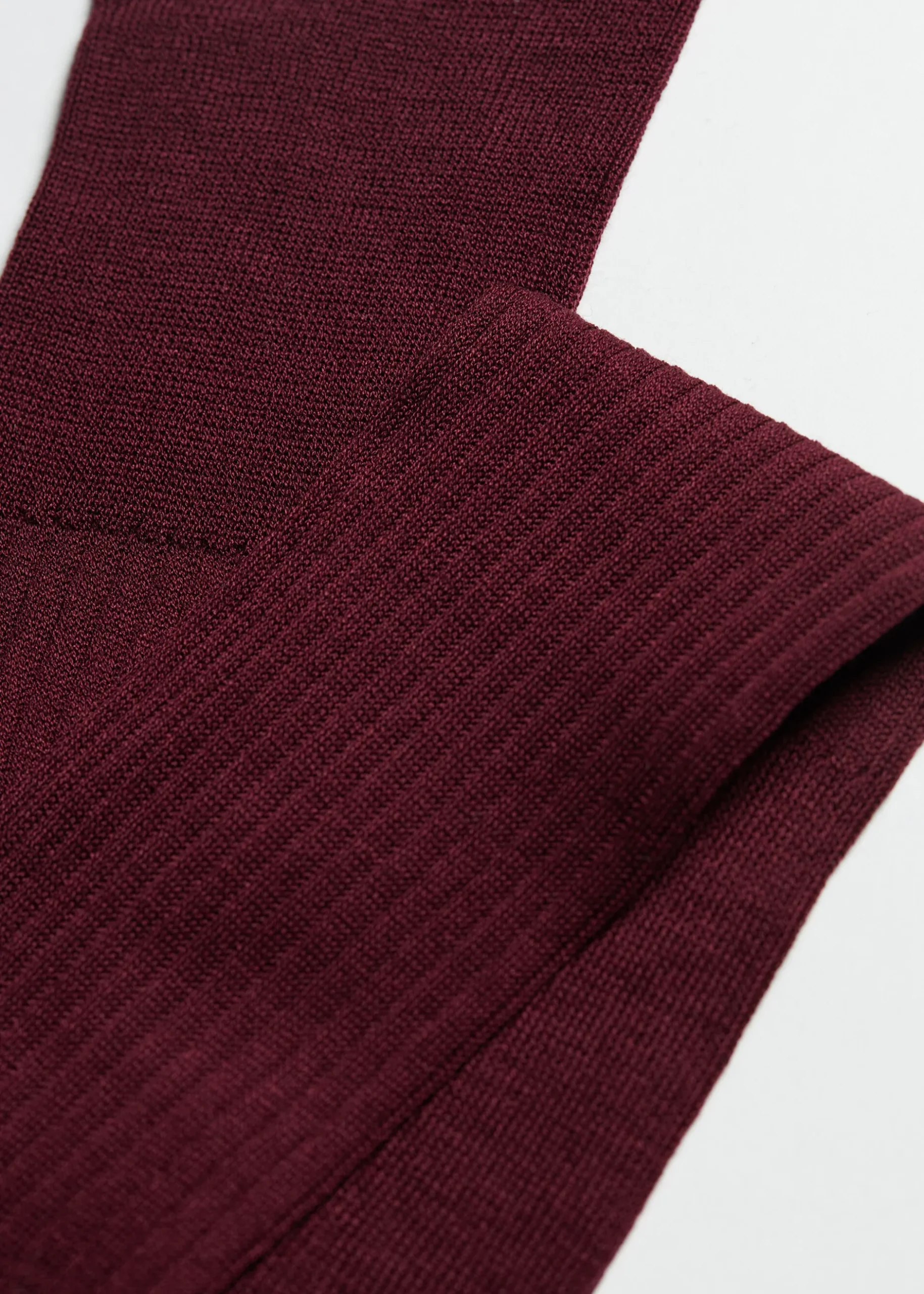 Men Calzedonia Men's Long Ribbed Lisle Thread Socks