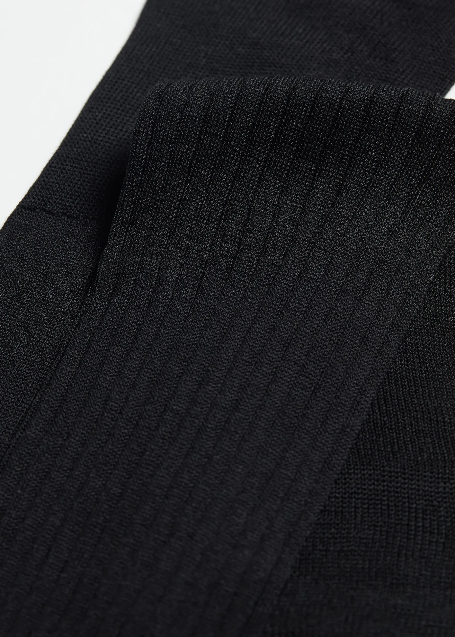 Men Calzedonia Men's Long Ribbed Lisle Thread Socks