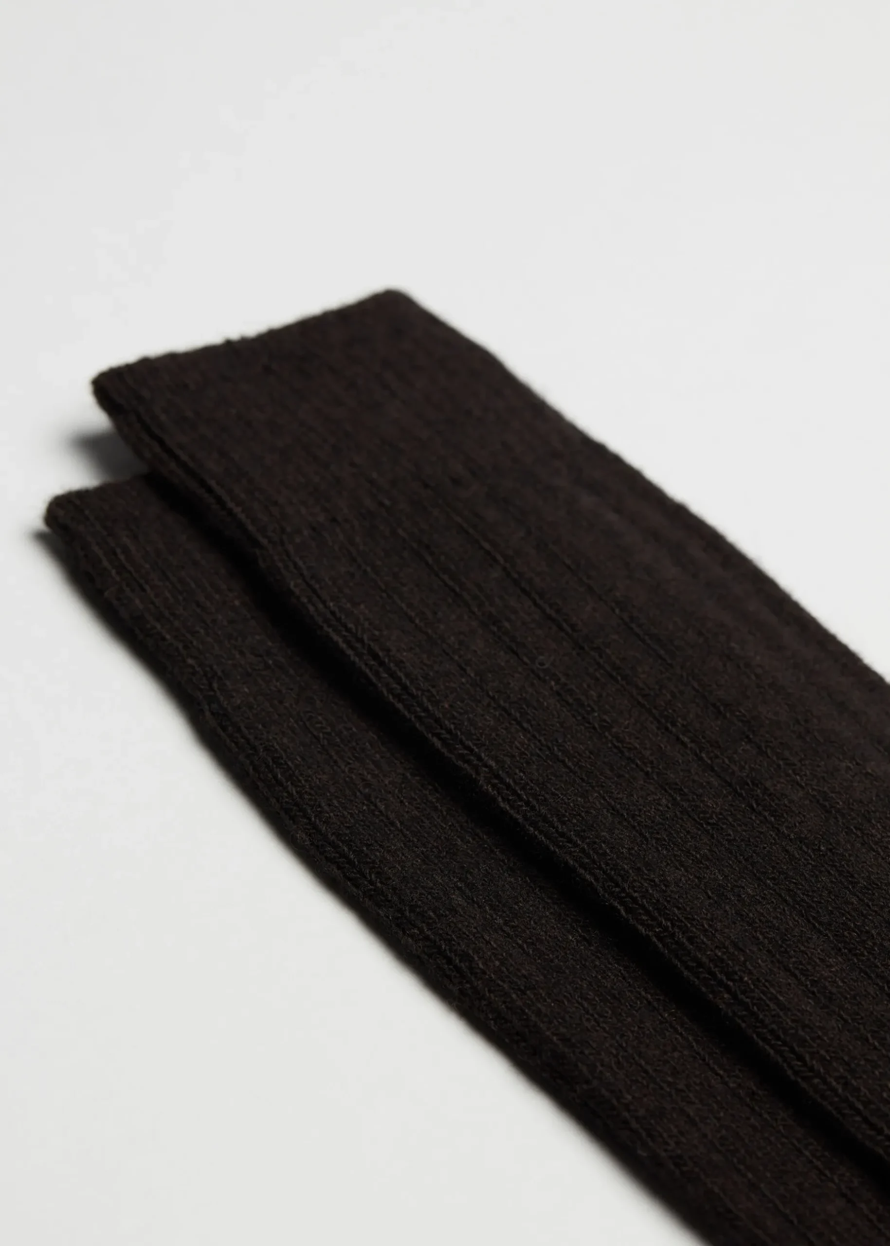 Men Calzedonia Men's Short Ribbed Socks With Wool And Cashmere