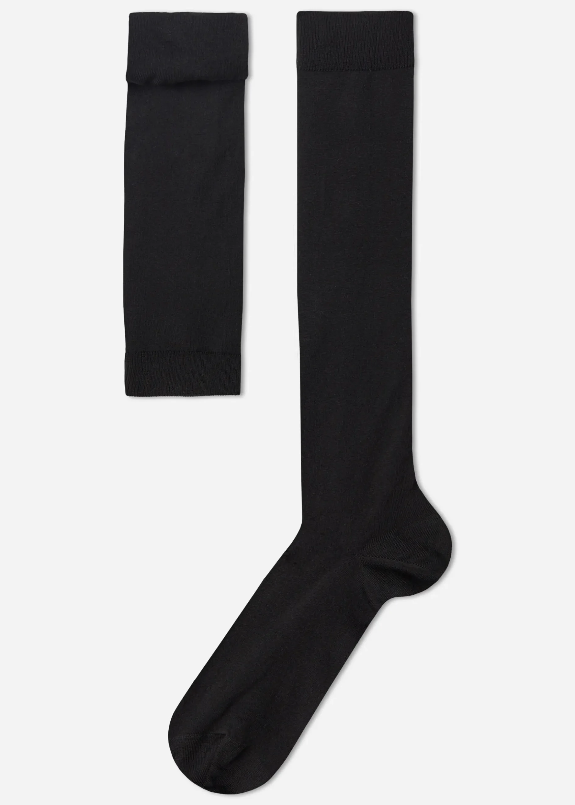 Men Calzedonia Men's Stretch Cotton Long Socks