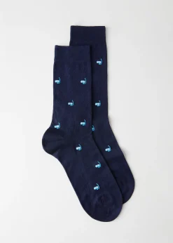 Men Calzedonia Men's Summer Print Crew Socks