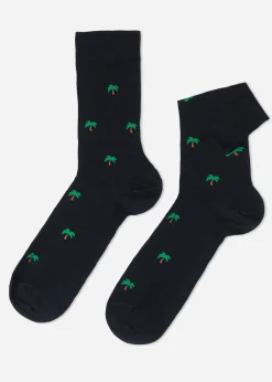 Men Calzedonia Men's Summer Print Crew Socks
