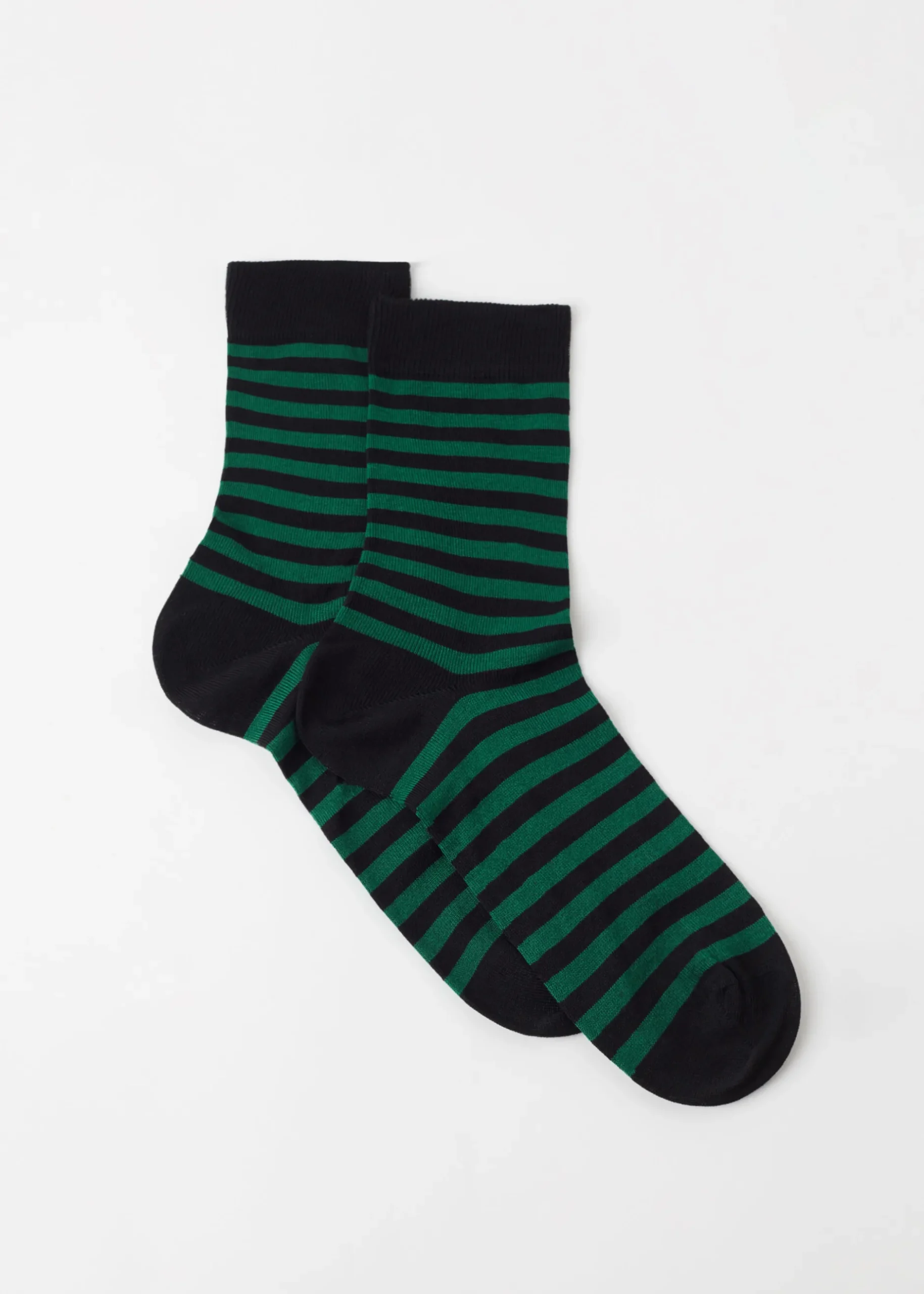 Men Calzedonia Men's Two-Tone Striped Crew Socks