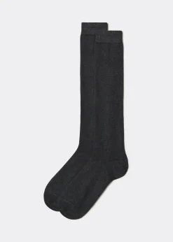 Men Calzedonia Men's Warm Cotton Long Socks