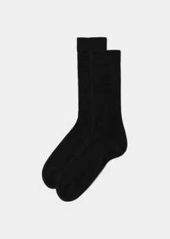Men Calzedonia Men's Wool And Cotton Crew Socks