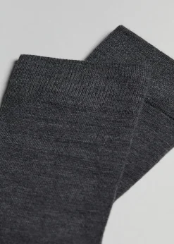 Men Calzedonia Men's Wool And Cotton Crew Socks