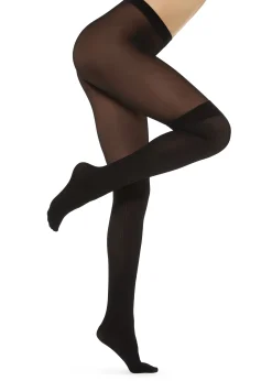Women Calzedonia Mock Over The Knee Ribbed Tights
