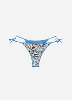 Women Calzedonia Mykonos Double Face Bow Brazilian Bikini Bottoms