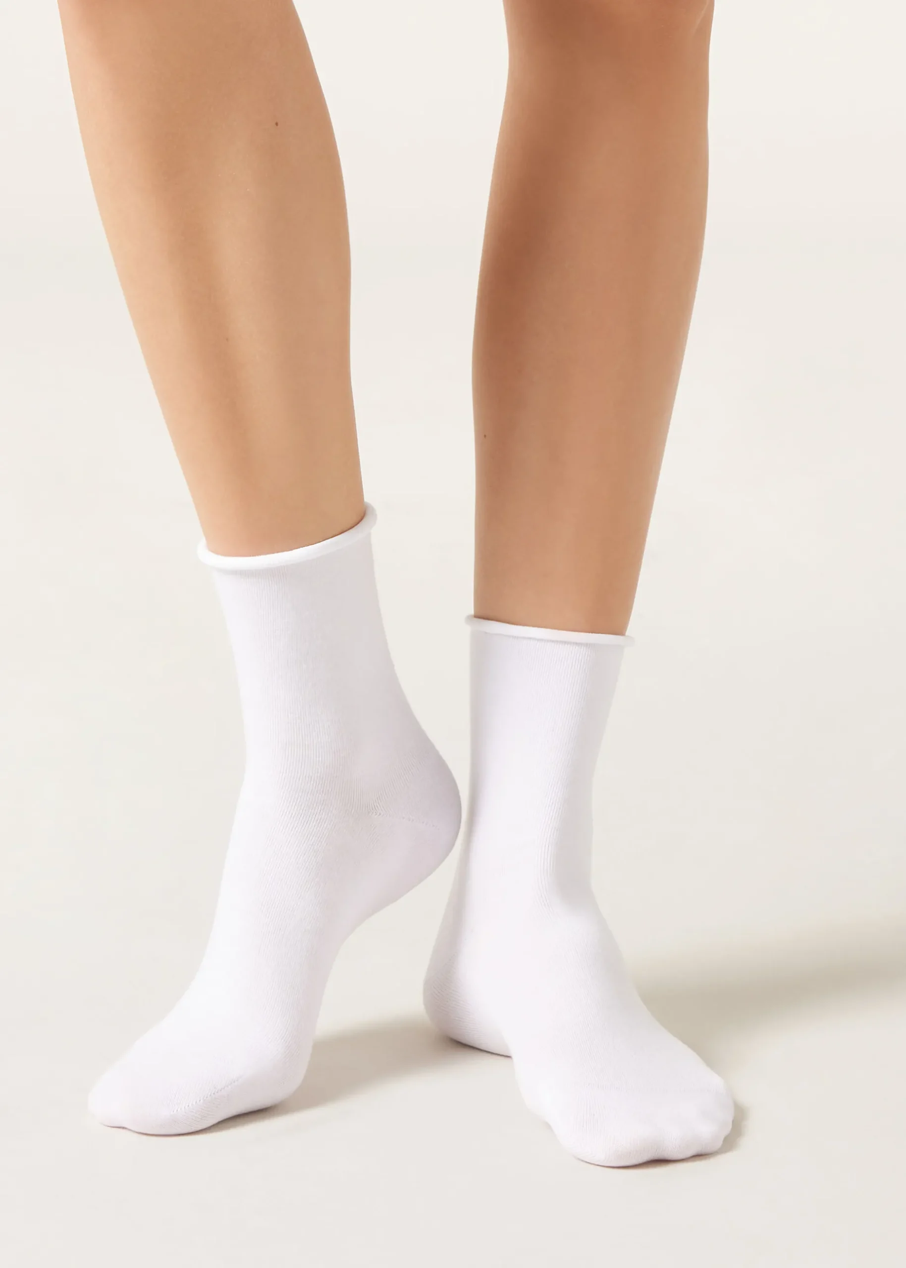 Women Calzedonia Non-Elastic Cotton Ankle Socks
