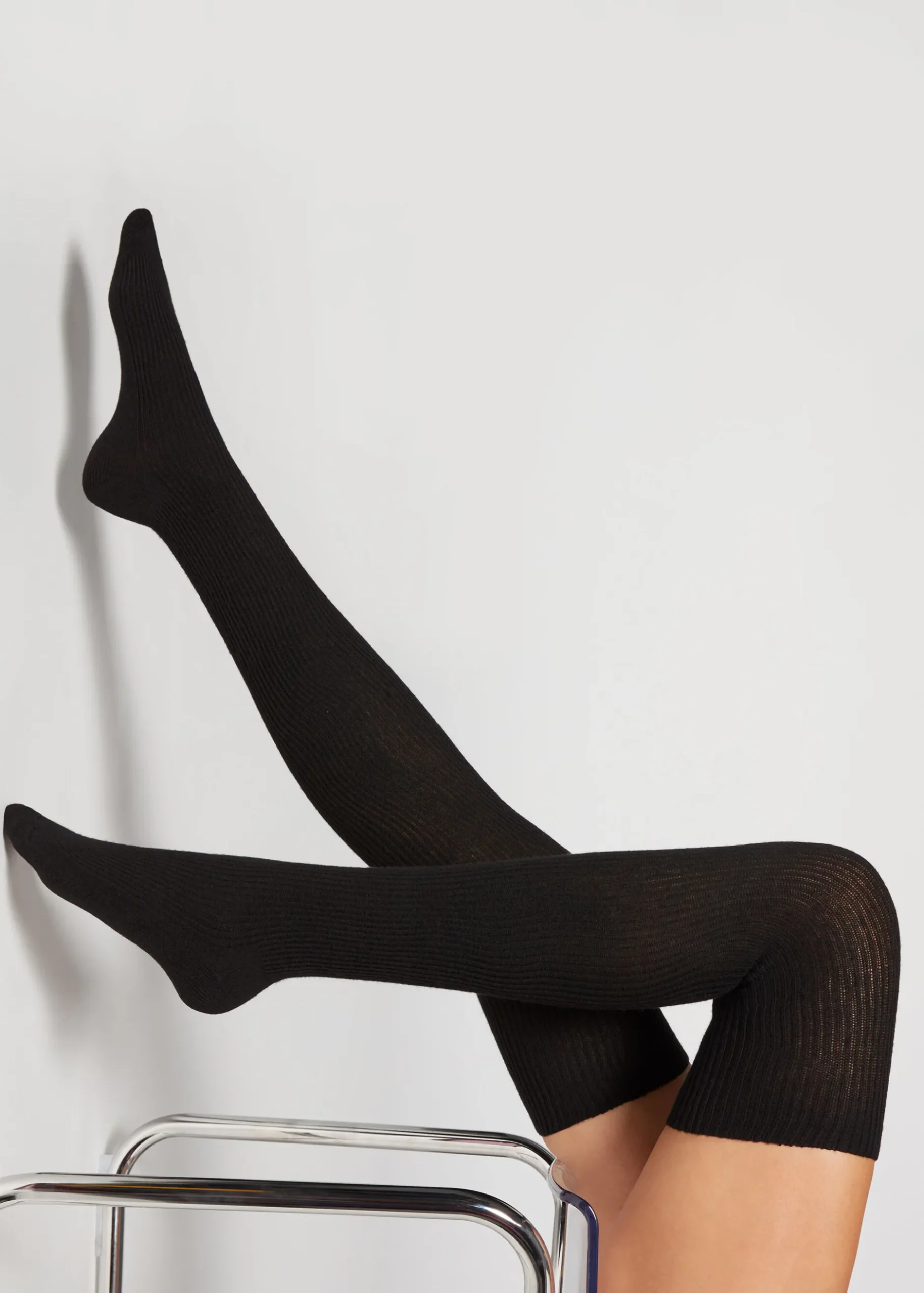 Women Calzedonia Openwork Wool Over-The-Knee Socks
