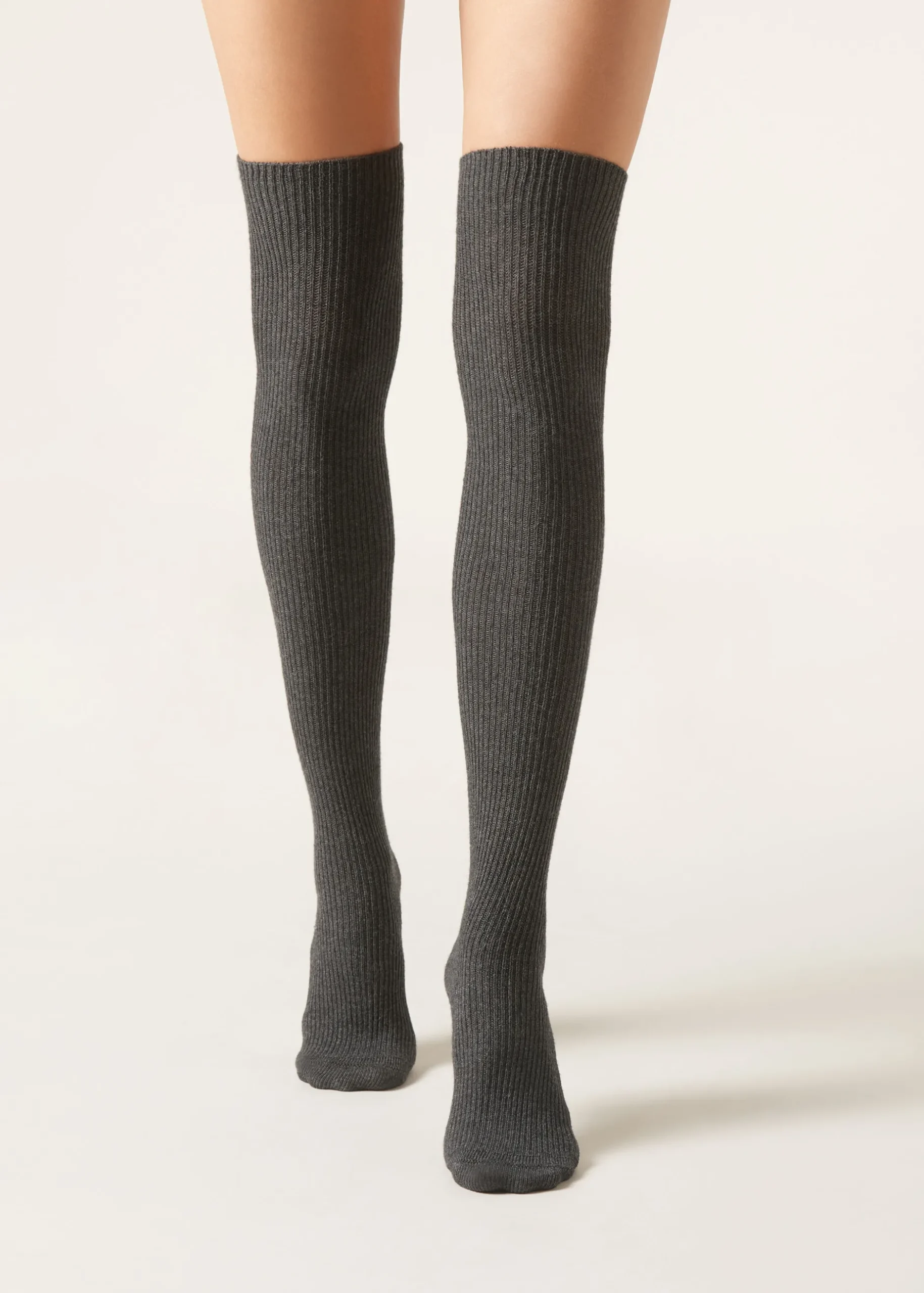 Women Calzedonia Openwork Wool Over-The-Knee Socks