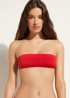 Women Calzedonia Padded Bandeau Bikini Top Indonesia