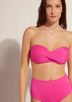 Women Calzedonia Padded Bandeau Bikini Top Indonesia