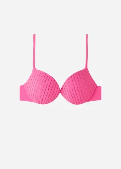 Women Calzedonia Padded Push-Up Bikini Top Shanghai