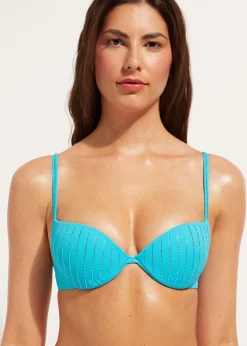 Women Calzedonia Padded Push-Up Bikini Top Shanghai
