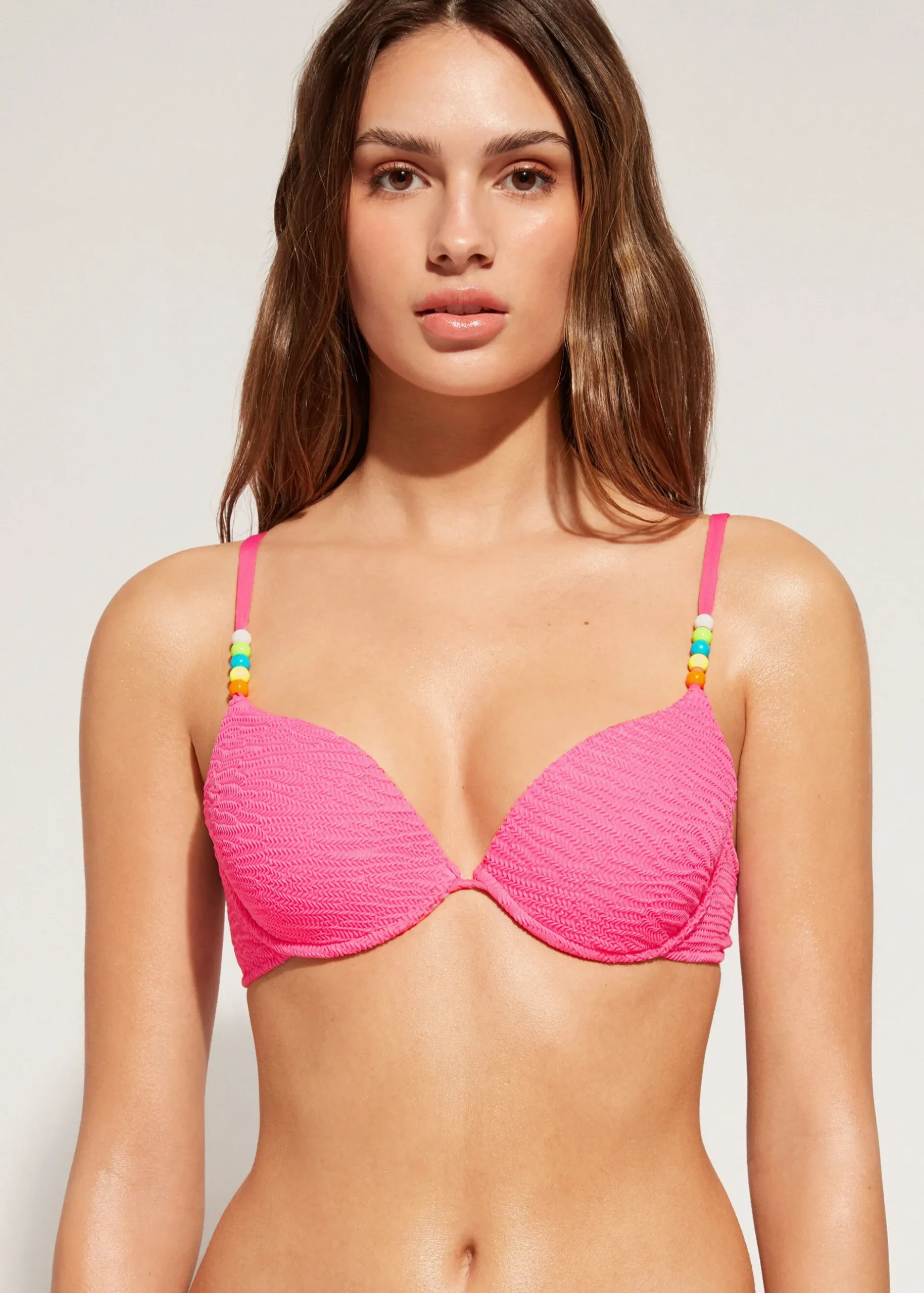Women Calzedonia Padded Push-Up Bikini Top San Diego