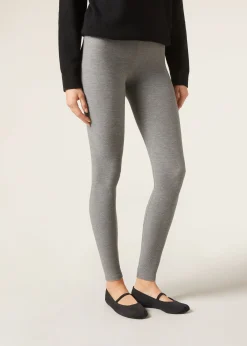 Women Calzedonia Ribbed Leggings With Cashmere