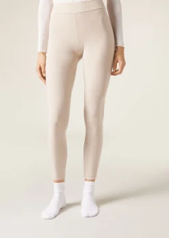 Women Calzedonia Ribbed Leggings With Cashmere