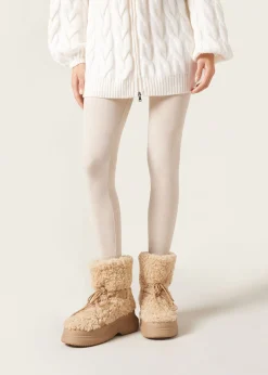 Women Calzedonia Ribbed Leggings With Cashmere