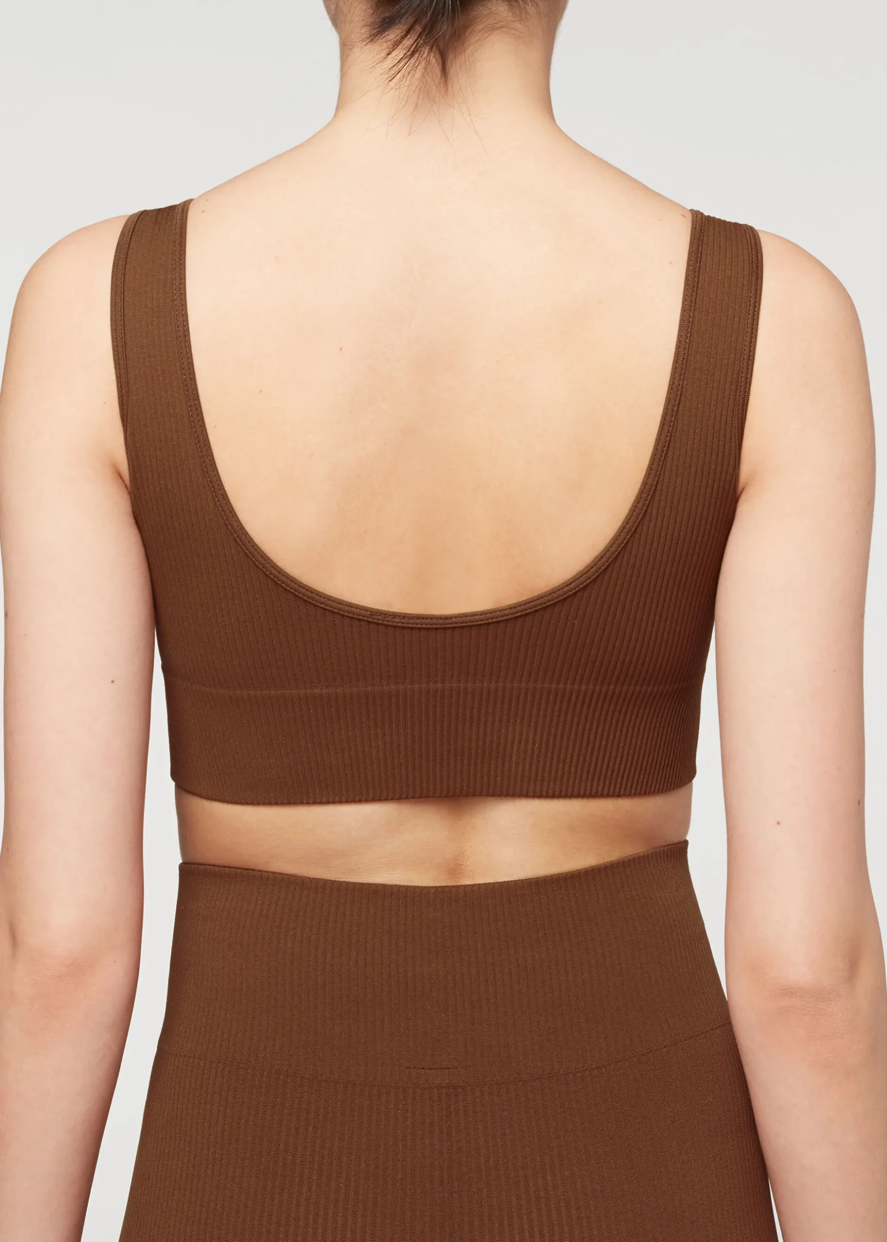 Women Calzedonia Ribbed Seamless Sport Top