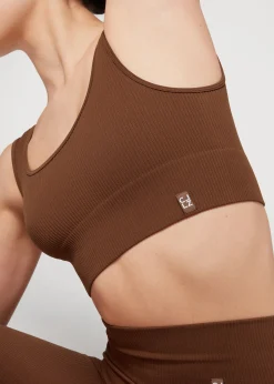 Women Calzedonia Ribbed Seamless Sport Top