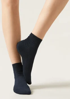 Women Calzedonia Ribbed Short Socks