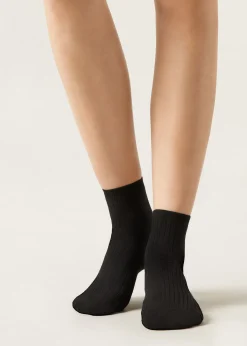 Women Calzedonia Ribbed Short Socks