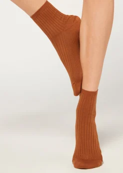 Women Calzedonia Ribbed Short Socks